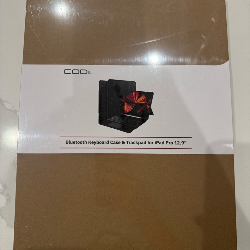 Black Bluetooth Keyboard Case & Trackpad for iPad Pro 12.9"